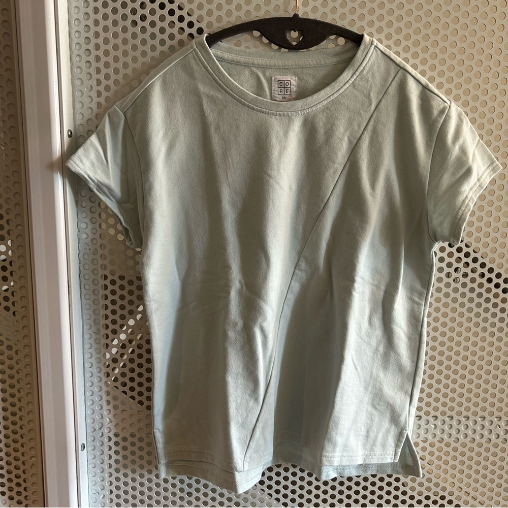 Core Life Women’s Short-sleeve Crew Neck Top Size S in Mint Green GUC
